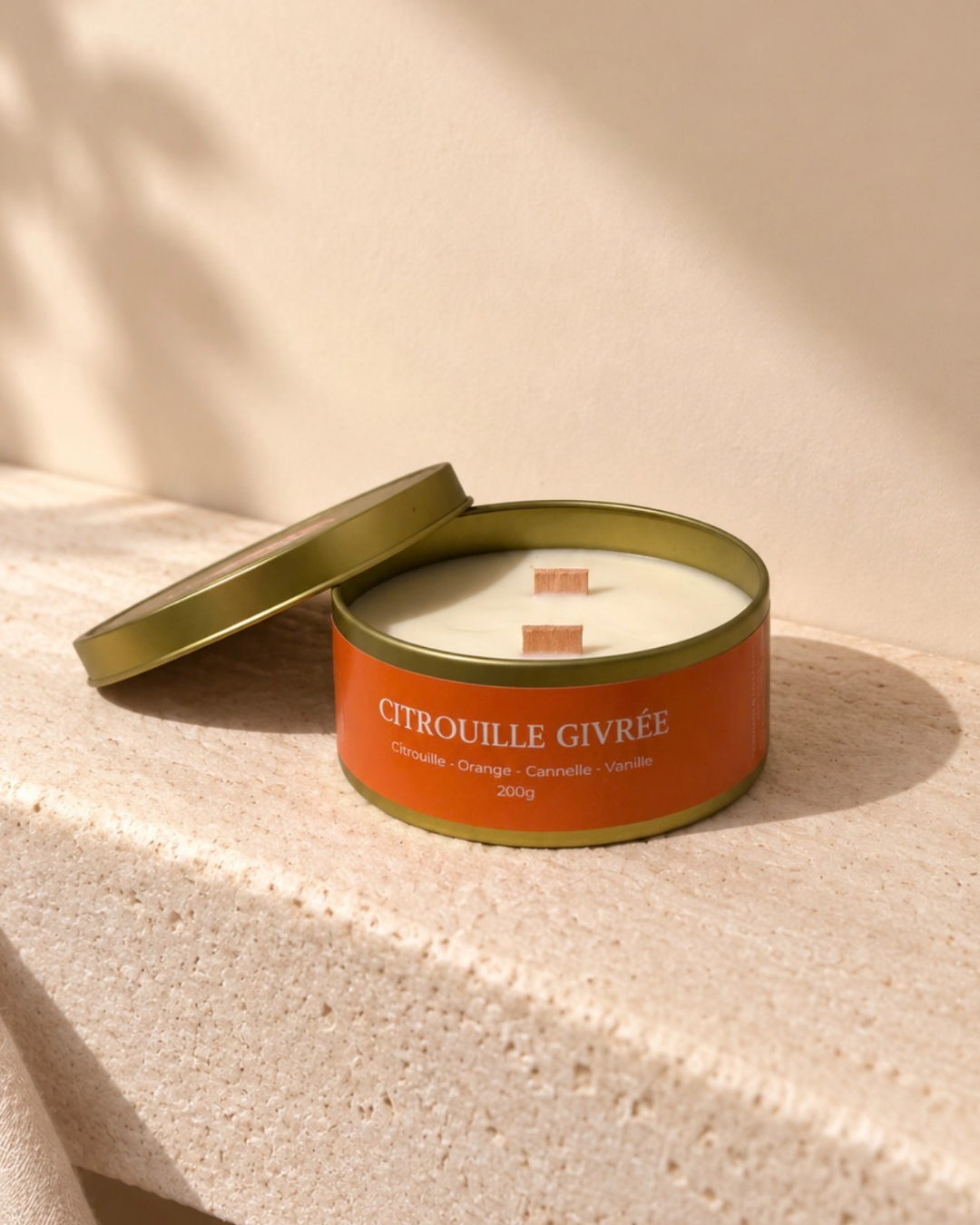 Bougie Citrouille Givrée – Édition automne