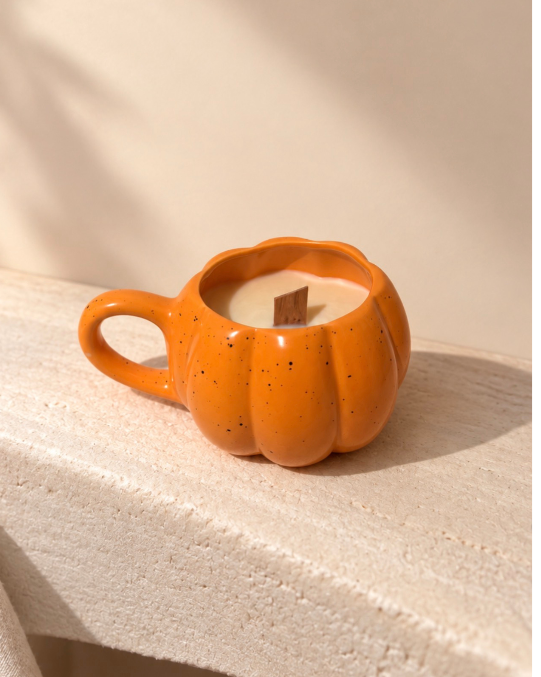 Bougie Tasse Citrouille Givrée – Édition limitée
