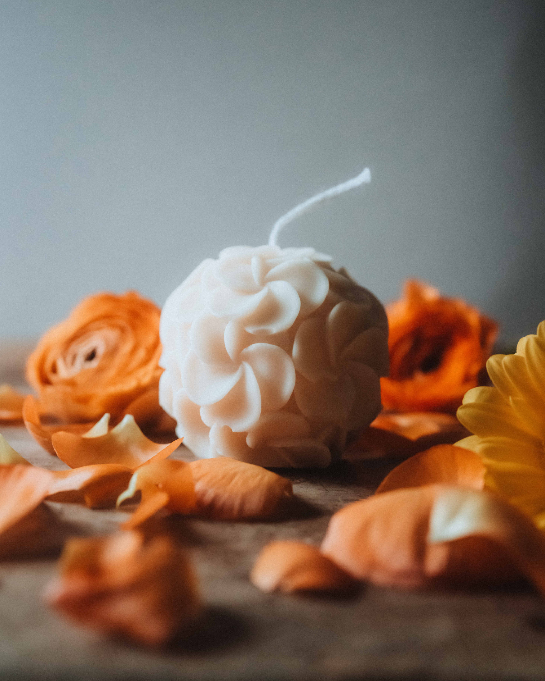 Bougie Pâques Fleurs