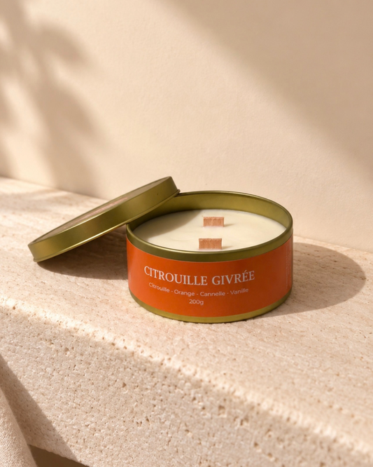 Bougie Citrouille Givrée – Édition automne