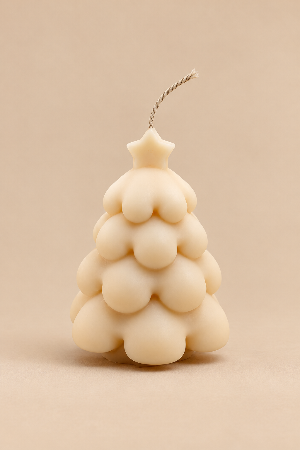 Bougie Sapin Dodu – Sapin bubble avec étoile, cire végétale
