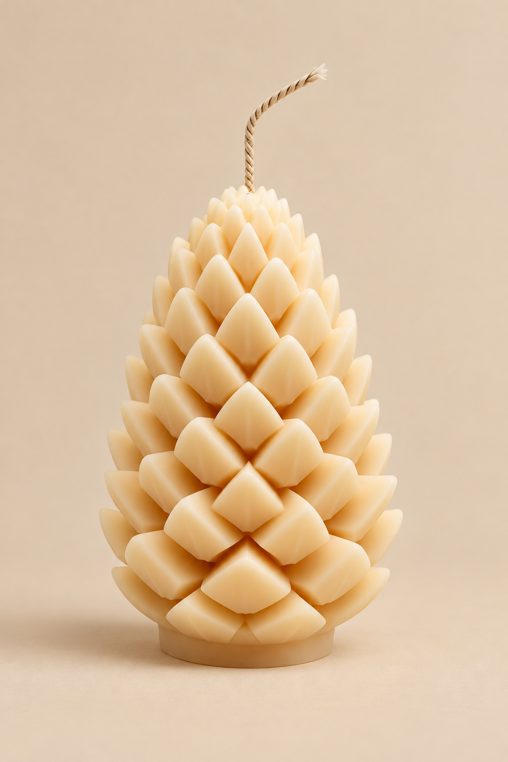 Bougie Pomme de Pin – Bougie moulée en cire végétale