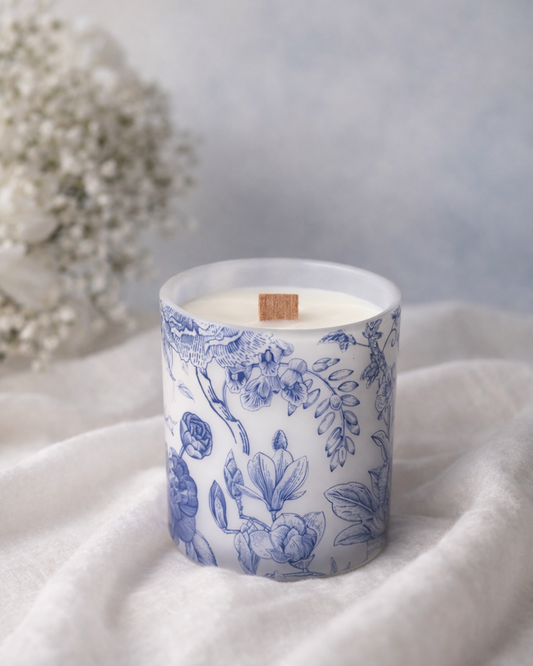 Bougie Toile de Jouy