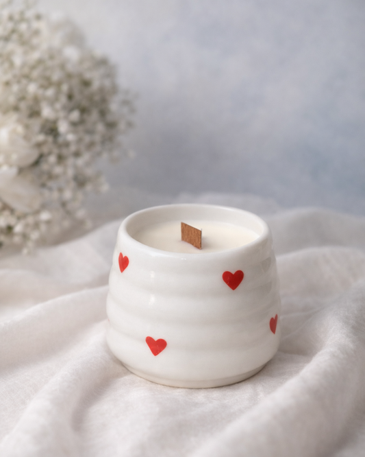 Bougie Céramique "Cœur Oud"